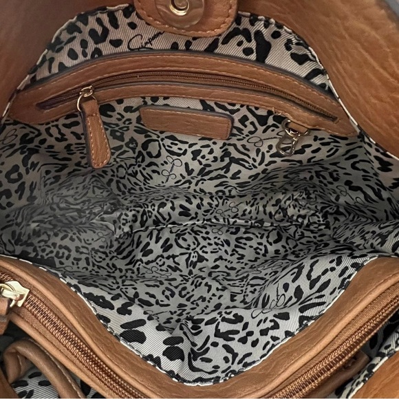 Jessica Simpson | Cognac Camille Four-Poster Shoulder Bag